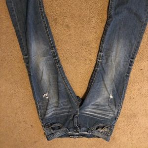 Affliction black ace jeans 33x34